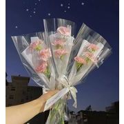 ★プレゼント包装★バレンタインデーの花包装opp袋　バラの花束のパッケージ★