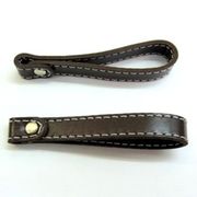 ストラップ用　革ひも（日本製）　茶色