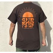 2024春夏　新商品　Tシャツ　SURFERS COFFEE  SUNRISE T　ダークチョコレート