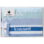 le coq sportif ルコック ビッグロゴ スポーツタオル ブルー B905508