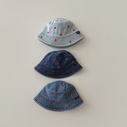 2024新作    帽子  子供用 ハット  日焼け防止   漁夫帽子  キャップ 子供用帽子