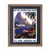 ODハワイアン フレームポスター PA SOUTH SEA ISLES