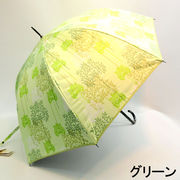 【晴雨兼用】【長傘】UVカット率99％！グローブ柄大寸深張り晴雨兼用ジャンプ傘