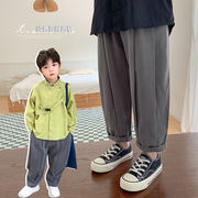 子供用カジュアルパンツ  2024年秋新作 韓国の子供服  ゆったりしたズボン