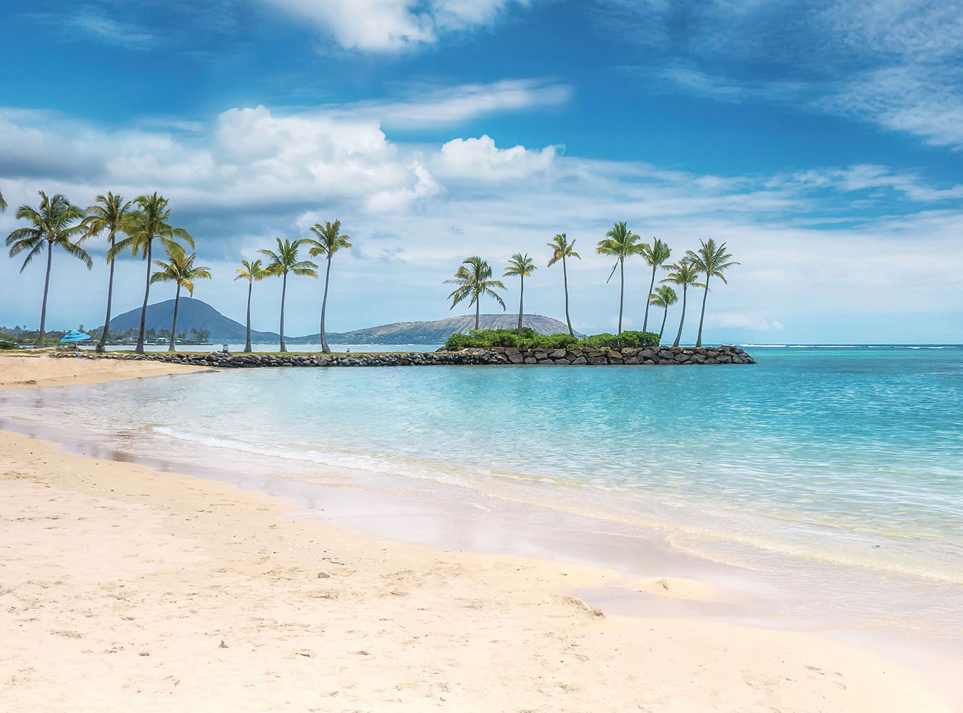 ガラスアートピクチャー KAHALA HILTON BEACH　写真/フォト/風景/海/ハワイ