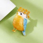 ガーランド 鳥ブローチ エナメル コサージュ レディース コサージュ衣料品