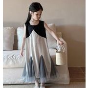 2024    韓国風子供服    キッズ服    ワンピース    女の子スカート