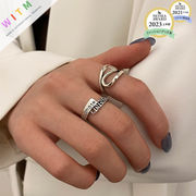 指輪 レトロ 韓国風 レディース 個性 ファッション エレガント 開口指輪 アクセサリー