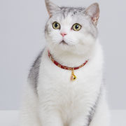 猫用首輪、ベル、かわいい、カウボーイ、猫用首輪の首、小型犬のテディポメラニアン首輪