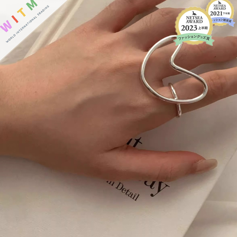 指輪 ハート形 リング 個性 ファッション 素敵なデザイン 開口指輪 アクセサリー