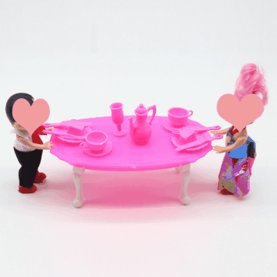 ミニチュア道具 dollhouse用家具 フィギュア ぬい撮 おもちゃ ドール撮影 テーブル 食器 ケーキ
