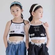 【2024夏新作】韓国風子供服 ベビー服 キッズ 女の子 ベストノースリーブ キャミソールORロングパンツ　