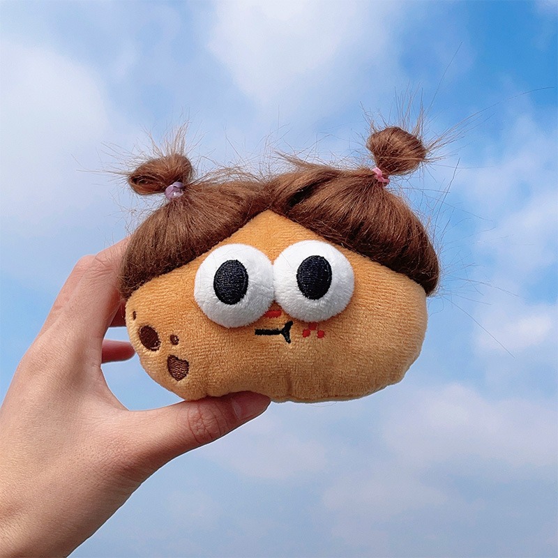 ぬいぐるみ ポテトキーホルダー 小銭入れ ミニ収納袋 じゃがいも少女