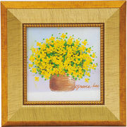 手描き油絵「黄色のブーケ」 K20707424