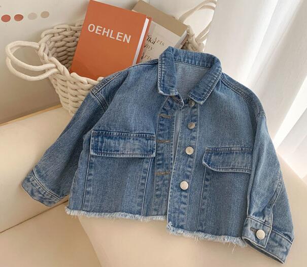 2024年新品★子供服★コート★デニムのコート★90-140cm