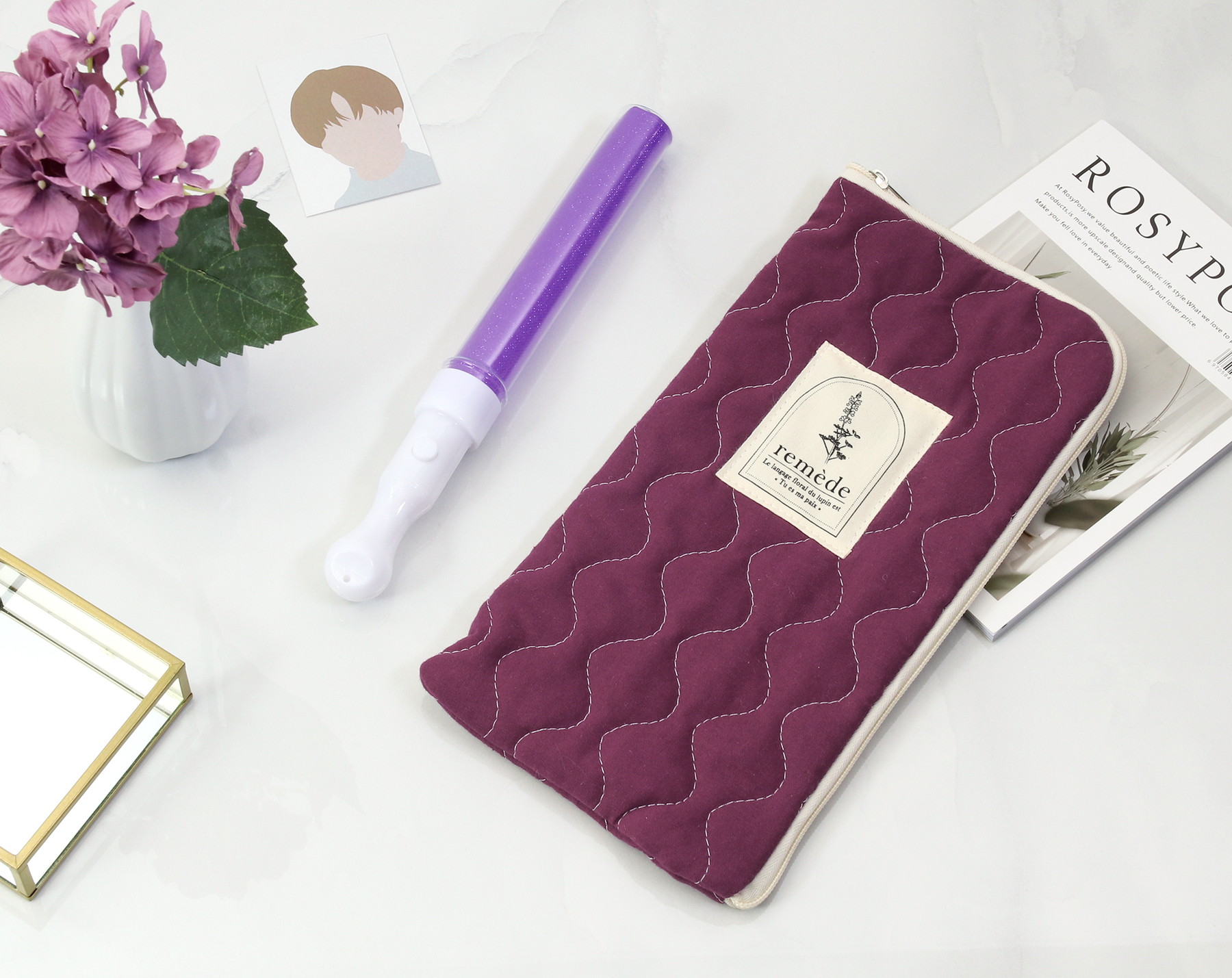 値下げ❗️EN ペンライト 専用ケース付き ペンライトケース 推し活 PB.推し色ペンラケース アクスタ