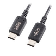 サンワサプライ USB20 Type-C PD240W対応 ケーブル KU-CCPE20