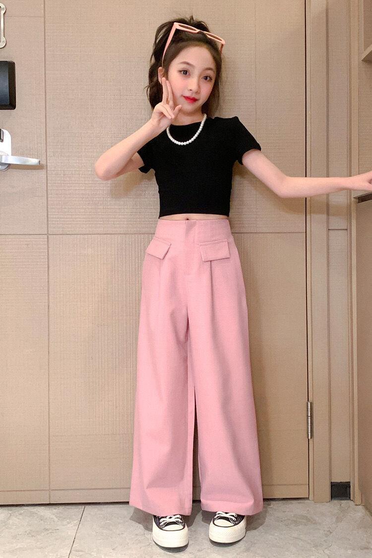 韓国子供服出品中様 2024」☆子供服☆トップス+ズボン☆セットアップ☆水玉☆韓国風