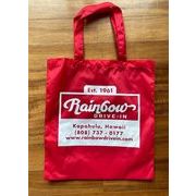 Rainbow Drive-In　ナイロントートバッグ   RED