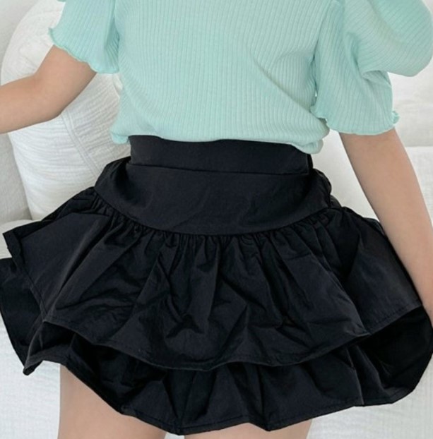 韓国風  スカート  INS  ハーフスカート 子供服  レジャー 2024夏新品 じゅんしょく 可愛い  70-120  3色