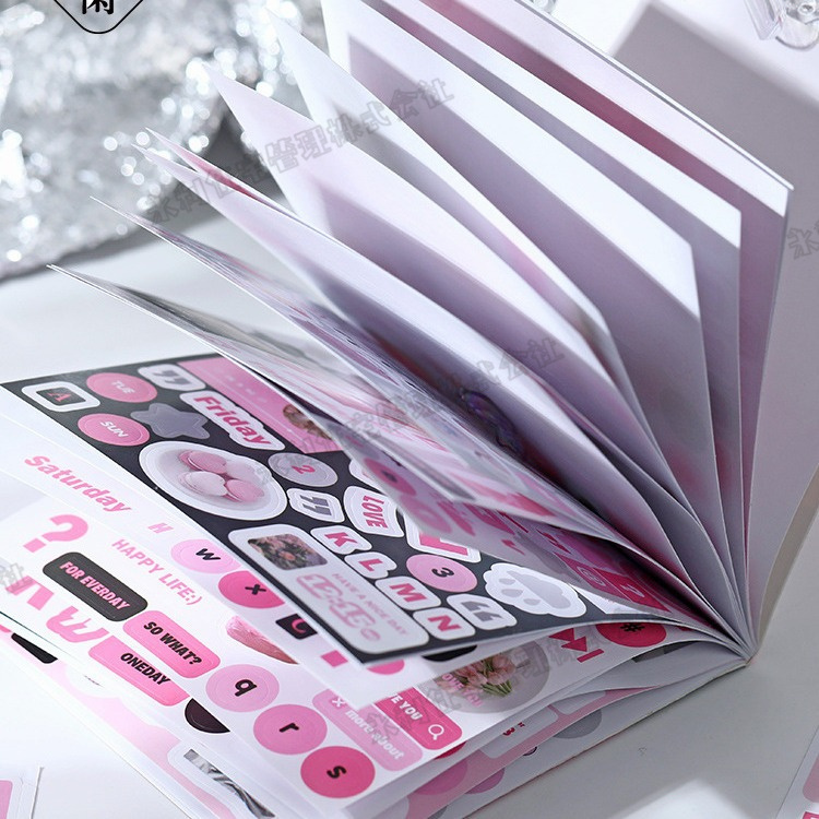 【4種類】20枚入　手帳シール　スッテカー　可愛い　コラージュ素材　DIY　デコレーション　飾り　日常