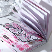 【4種類】20枚入　手帳シール　スッテカー　可愛い　コラージュ素材　DIY　デコレーション　飾り　日常
