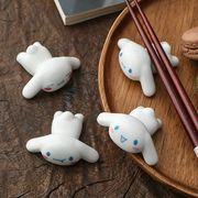日本風 雑貨 箸置き 置物 かわいい 動物シリーズ 長い耳の犬 陶器工芸品 箸置き