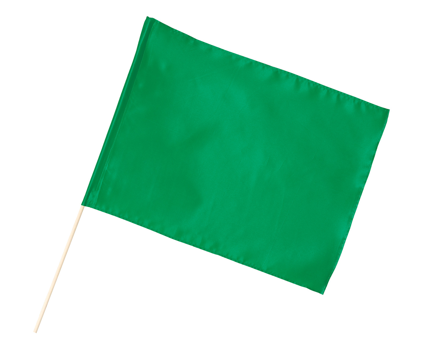 サテン大旗　メタリックグリーン