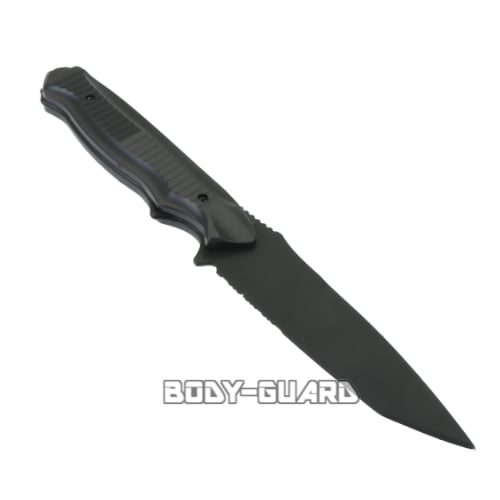 ラバー製　トレーニングナイフ　タイプ2　ブラック