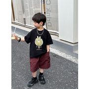 2024夏新作  ベビー服 韓国風子供服  男の子カジュアルパンツ 五分ズボン3色  100cm-150cm