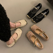 バレエシューズ　靴　パンプス　デザイン　春夏　レディース　韓国ファッション