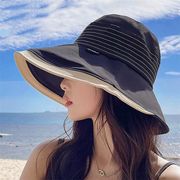 UVカット 帽子 レディース 紫外線対策 つば広 小顔効果 あご紐付き 通気 日よけ 携帯便利 サイズ調節