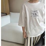 2024年 新作 韓国風子供服 新しいスタイル 可愛い   半袖Tシャツ純綿 90-150CM
