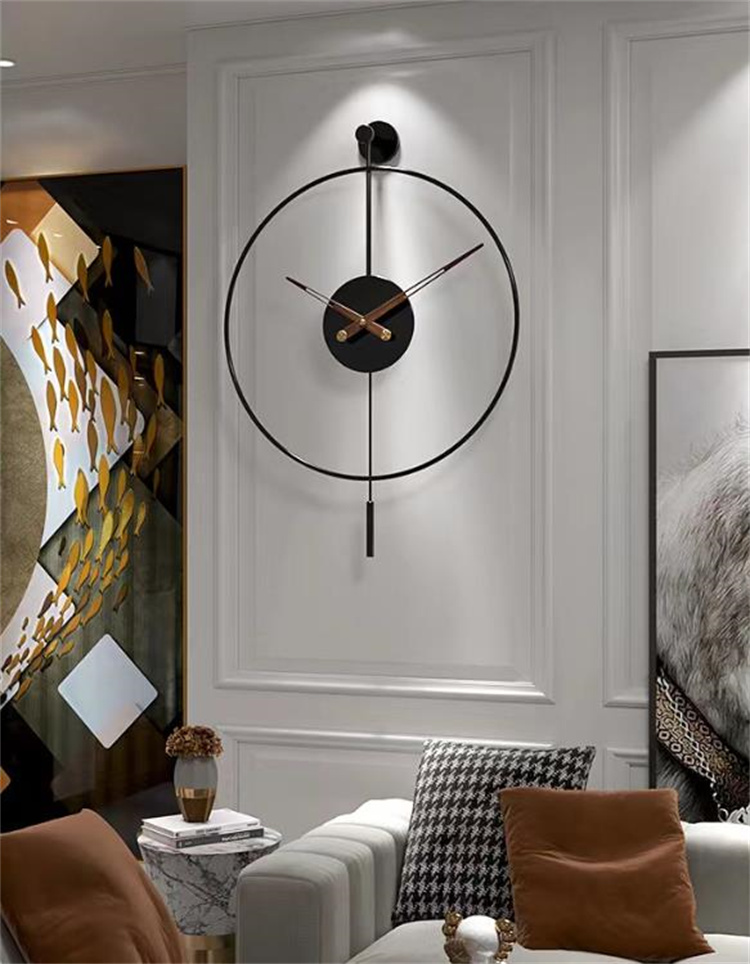 大幅値下 早い者勝ち 壁掛け時計 家庭用 鉄芸 シンプル 壁