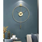 大幅値下 早い者勝ち 壁掛け時計 家庭用 鉄芸 シンプル 壁 シングルリング ファッション 時計 背景壁装飾