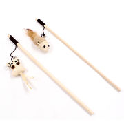 木の棒面白い猫の棒、ペットの猫のおもちゃ、面白い猫のスティック、ペットのおもちゃ
