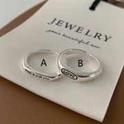 指輪　レディース　INS　韓国ファッション　デザイン　金属風　シンプル