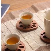 茶托木製 　防水 滑り止め　断熱マット 茶パッド コップ敷き お茶 　おしゃれ