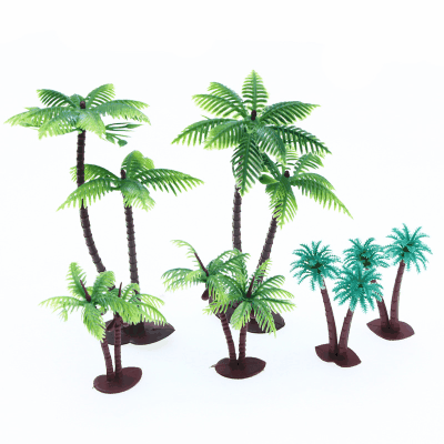 ドールハウス用 ミニチュア道具 フィギュア ぬい撮 おもちゃ 微風景 撮影 景観 ココヤシ樹 植物 海島 造景