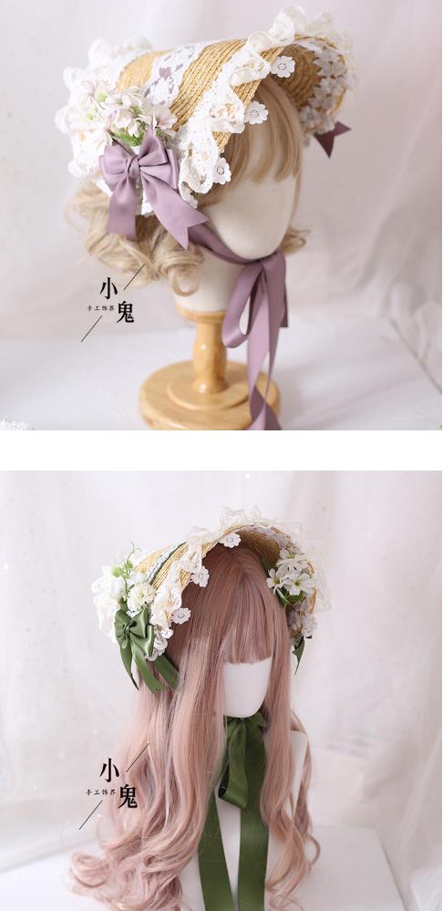 麦わら帽子ヘッドドレスロリータ | 卸売・ 問屋・仕入れの専門サイト