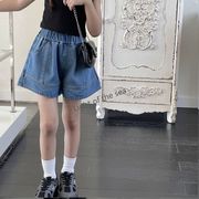 2024夏新作  ベビー服 韓国風子供服  女の子  ショートズボン 90cm-150cm
