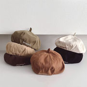 ins 秋新作　ins　赤ちゃん　ベレー帽　ベビー帽　子ども帽　可愛い　おしゃれ　無地　子供雑貨　選べる5色