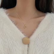 日本と韓国の女子学生のためのシンプルなネックレスファッションダイヤモンド鎖骨チェーン