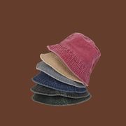 2024.5・ レディース用帽子・おしゃれ・デニムバケットハット・ファッション帽・6色・大人気♪