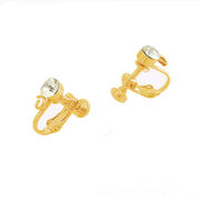 流行のDIYアクセサリーパーツ卸売りイヤリング穴なし5 MMドリル螺旋イヤリング調節可能