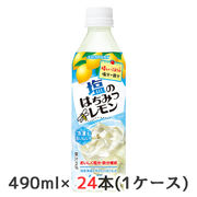 ☆○ サントリー 塩の はちみつレモン 冷凍兼用 490ml ペット 24本(1ケース) 48248