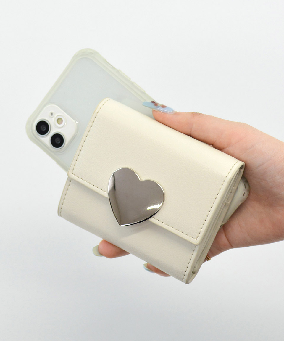 【ぽこぺん】ミニ財布 （ ターコイズ × フクシアピンク ） Appel Toi 財布 推し活 ボックスコイン3つ折財布 ミニ財布