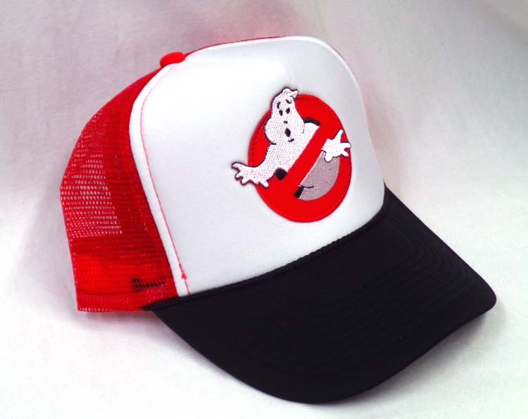 アメカジメッシュキャップ ワッペン付CAP ゴーストバスターズ