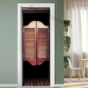 ウォールステッカー ドア シール 室内用ドア装飾シート  部屋 ドアシート 3D ドア壁紙 DIY おしゃれ 飾り