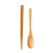 竹箸 白木スプーンセット　食器/カトラリー/木製/安全